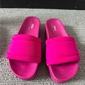ASOS Fuchsia Slide Sandals